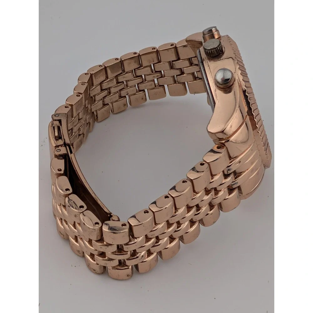 Women's Rose‎ Gold Tone Watch 38mm Case 7.25